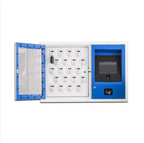 RFID Intelligent Key Cabinet Fingerprint Password Wall-mounted Key Management Storage Locker Key Smart Key Management Cabinet 20 slots