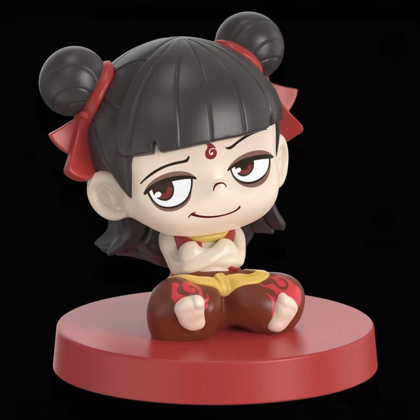 Nezha: The Demon Child's Havoc in the Sea Series Collectible Figures，Handmade blind box ornament Nezha set of six non repeating series