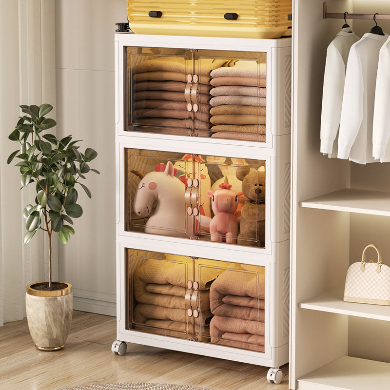 Closet Organizers and Storage Bins with Lids Bathroom Storage Containers Blanket Toy Towel Storage