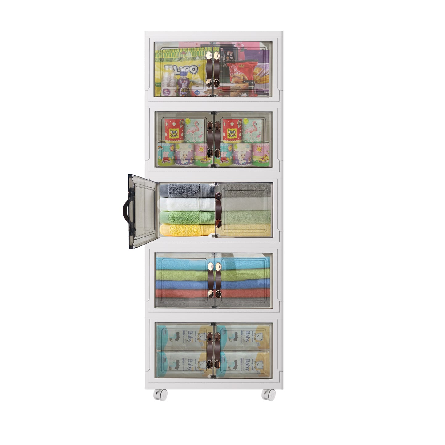 Bathroom Organizers and Storage Bins with Lids Closet Storage Containers Blankets Toy Towel Storage