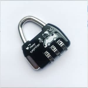 Small keyless Combination Padlocks Match All Kinds of Locker Cabinet 9 pcs Each Box