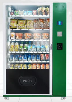 Smart vending machine for snacks and drinks