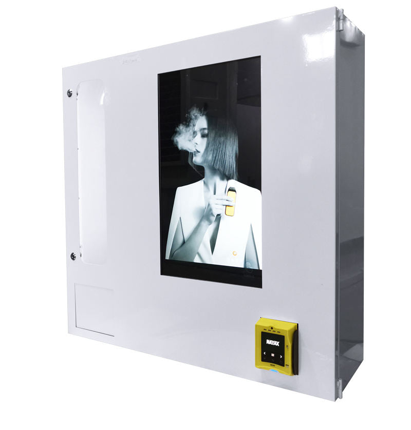 Small wall-mounted smart vending machine with 22 inch touch screen