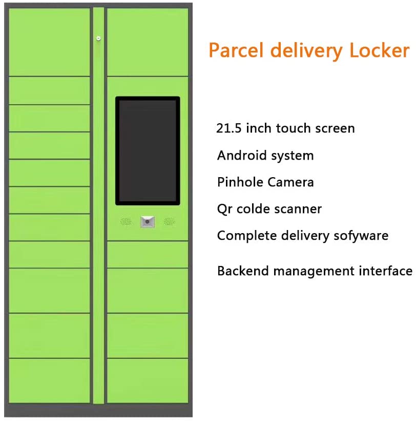 MeColor parcel delivery intelligent controller smart locker for courier and receiver office building use (Main Locker)