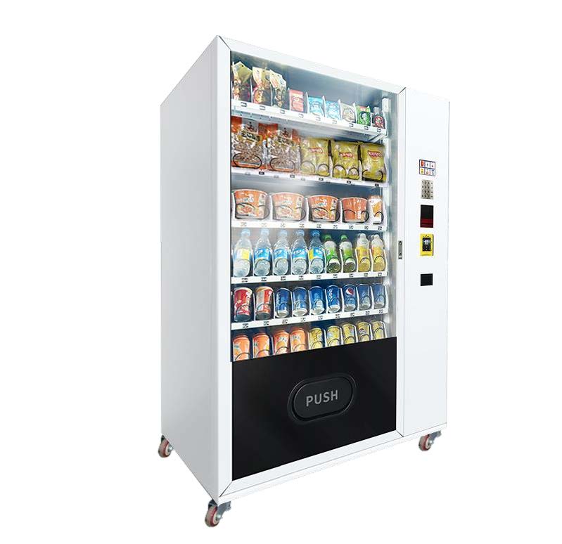 Smart vending machine for snacks and drinks