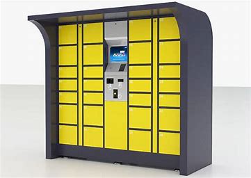 Community smart parcel delivery locker self-service pick up and self-delivery parcel